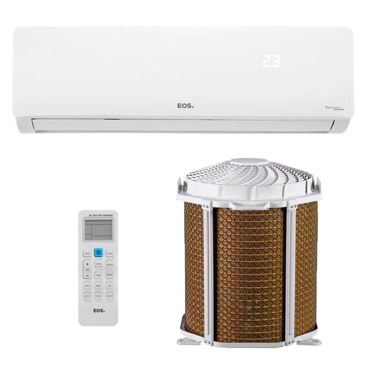 Ar-Condicionado Split Inverter 12000 BTUs EOS Smart Connect  High Wall Só Frio EAS12000IFE/EAS12000IFI 220V