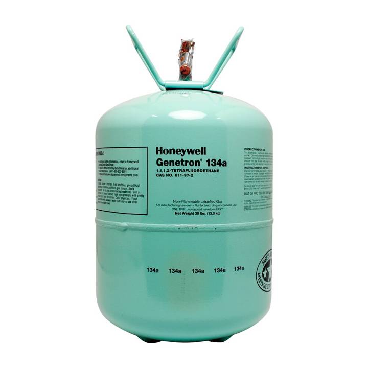 Gás Refrigerante R134a Honeywell Genetron Cilindro de 13,6Kg