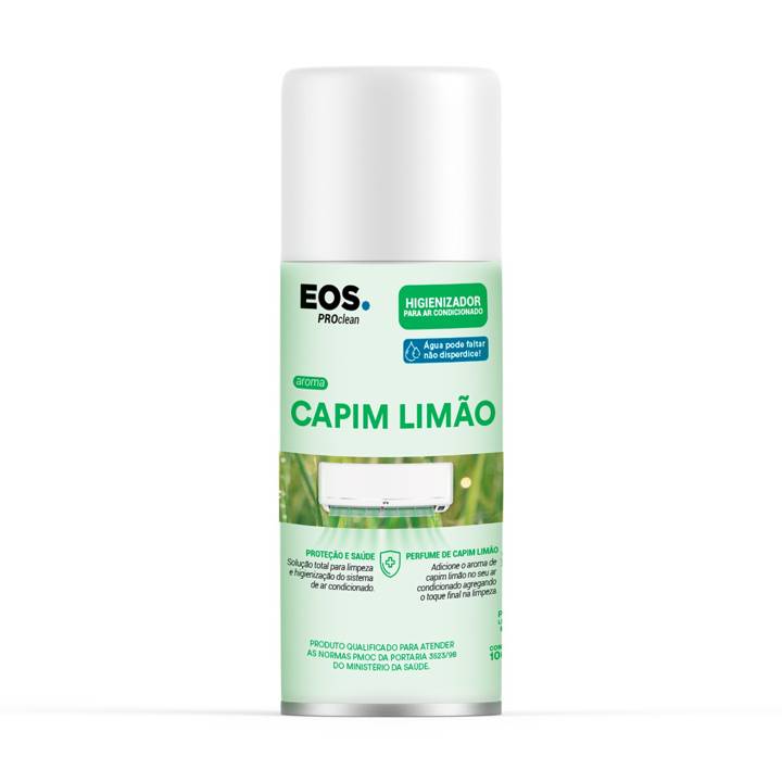 Higienizador EOS Proclean Ar Condicionado Split Aroma Capim limão