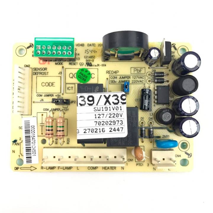 Placa de Potência ASV Compatível com Refrigerador/Freezer Electrolux PER8015 Bivolt