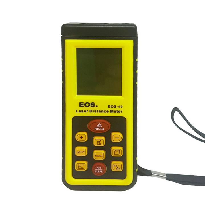 Trena a Laser Digital Profissional EOS Medidor de Distância 40m com Cálculo de Área