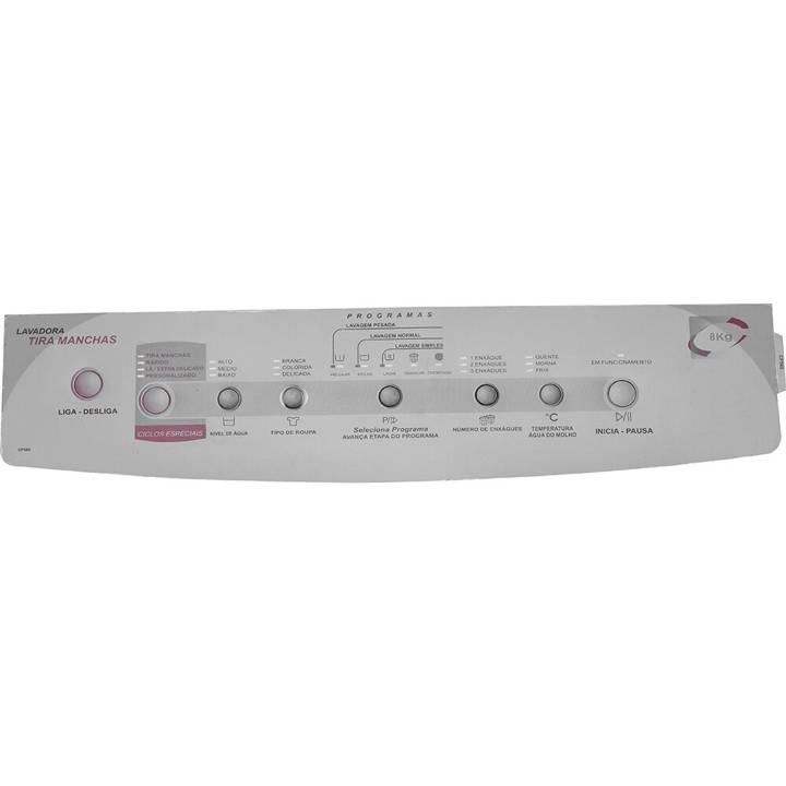 Painel Decorativo Compatível Brastemp BWT08A Cp Placas
