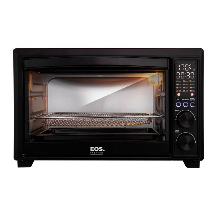Forno e Fritadeira Air Fryer EOS 38 Litros Digital Premium All Black EAF40APD 110V