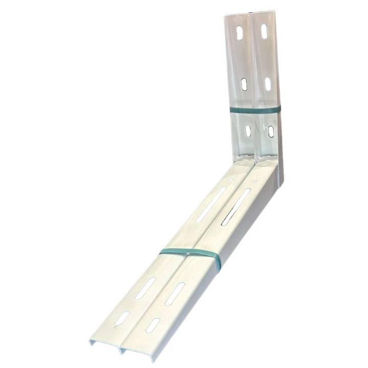 Suporte para Condensadora EOS até 45kg Par 500mm Perfil U Slim com Pintura Eletrostática 500PUX