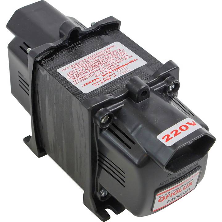 Transformador 2000VA Fiolux Bivolt com Tomada Tripolar Aproximadamente 1200W 10103023111