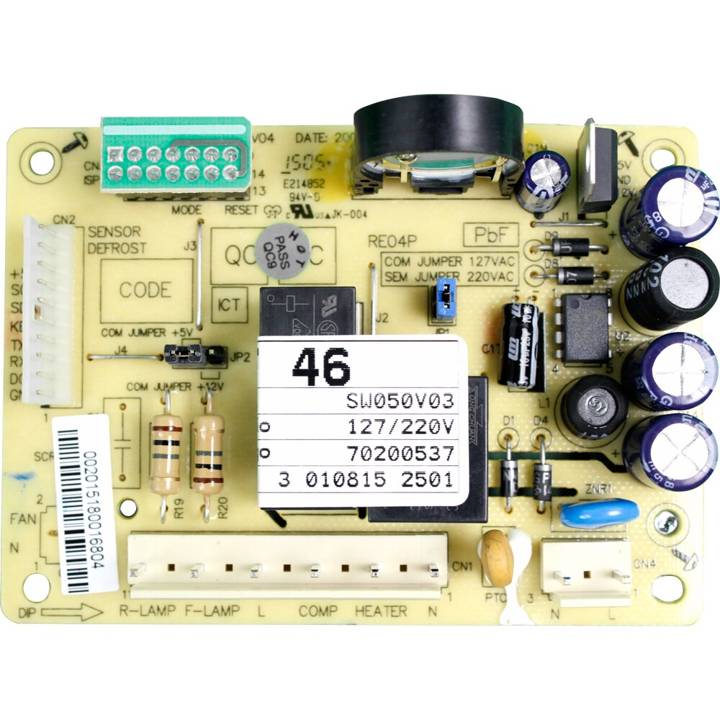Placa de Potência para Geladeira Electrolux Frost Free DF46/DF49