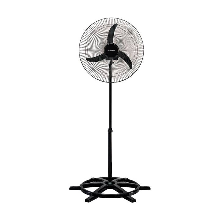 Ventilador de Coluna Ventisol Oscilante com 3 Pás 60cm Preto Bivolt