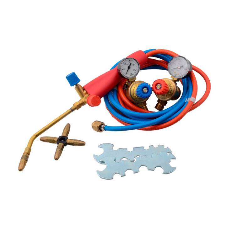Maçarico Manual Portátil Turbo Set 110 S/Carga S/Oxigênio C/Registro Map Pro Eos