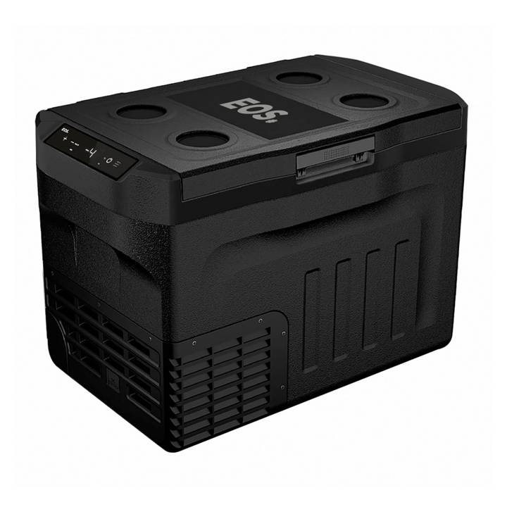 Freezer e Geladeira Portátil EOS 20 Litros Dupla Ação Quadrivolt Preto EFC21 110V/220V/12V/24V