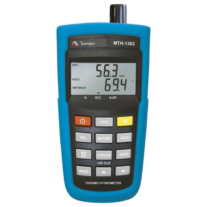 Termo Higrômetro Minipa com Display Duplo 3 á 4 Digitos MTH-1360A