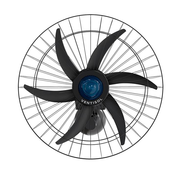 Ventilador de Parede Ventisol Oscilante Falcon 6 Pás 60cm 230W VOP60F Bivolt