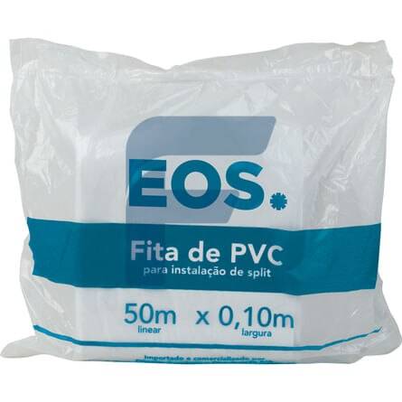 Fita PVC EOS 50m x 0,10m Branca S103839