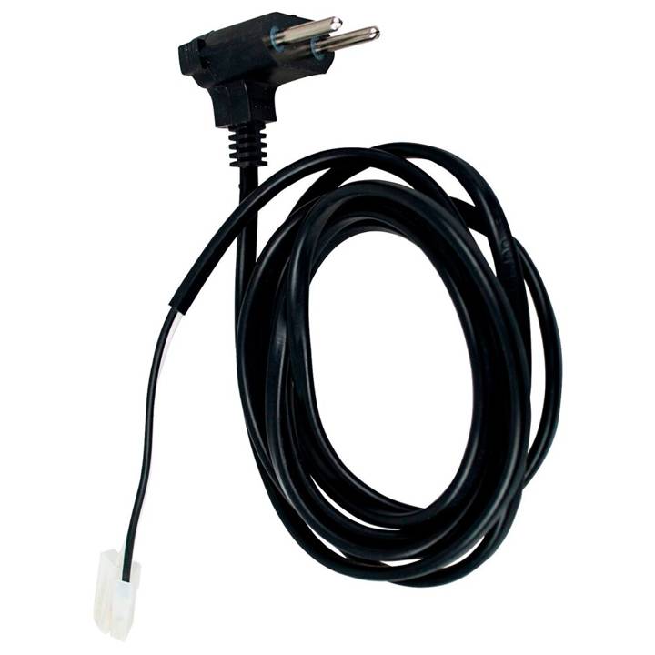 Cabo Força Universal 1.50 Metros Plug 90º 2P Com Terminal Para Geladeira