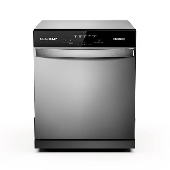 Lava-Louças Brastemp 8 Serviços Inox BLF08BS 110V