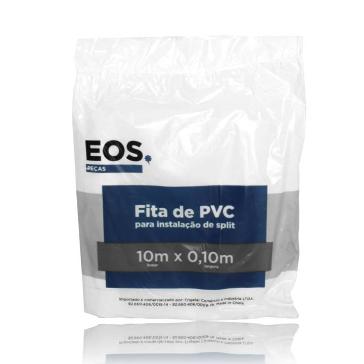 Kit de Fita PVC EOS Branca para Instalação de Split 10m x 0,10m - 10 Unidades