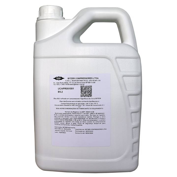 Óleo Semi Sintético (Mineral +Alquilbenzeno) B5.2 5L