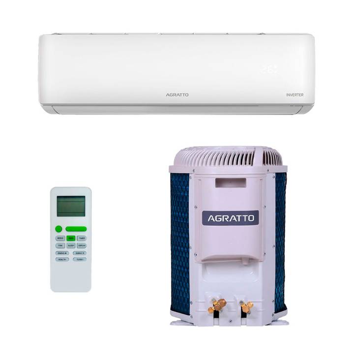 Ar-Condicionado Split Inverter 18000 BTUs Agratto Liv Só Frio LCST18FI-02I/LCST18FE-02I 220V