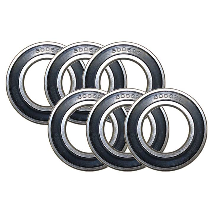 Rolamento para Lavadora 6006 2RS W10897149 Brastemp/Consul/Mondial/Clean - Kit 6 Peças