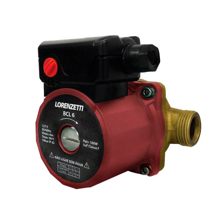 Bomba de Circulação Lorenzetti BCL6 50 Litros 100W 110V
