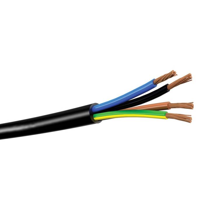 Cabo Flexível PP 4 Vias Ibérica Bitola 1.5mm 300/500V (Rolo 5M) 5C01106