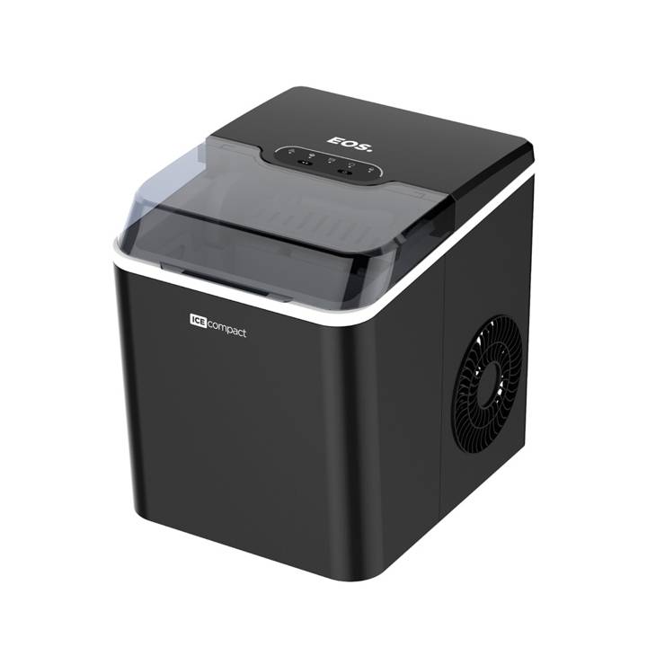 Máquina de Gelo EOS 12kg Ice Compact Preto EMG04P 110V