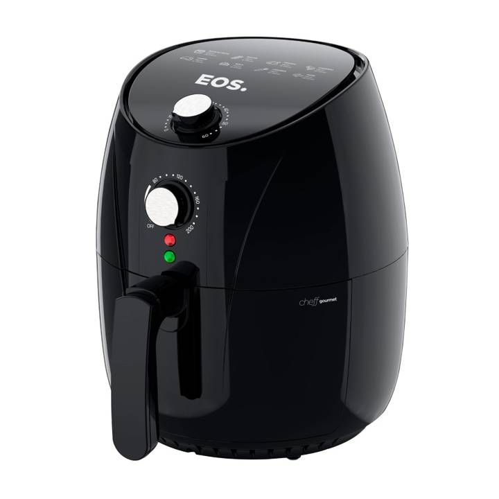 Fritadeira Sem Óleo Air fryer EOS 4 Litros Chef Gourmet Preto EAF40P 110V