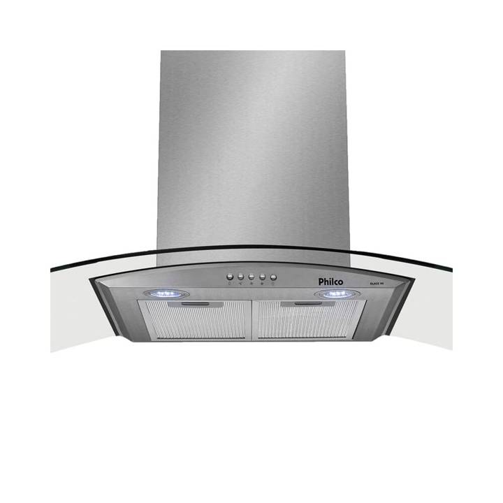 Coifa e Depurador de Parede Philco 90cm Glass PCO90G 110V