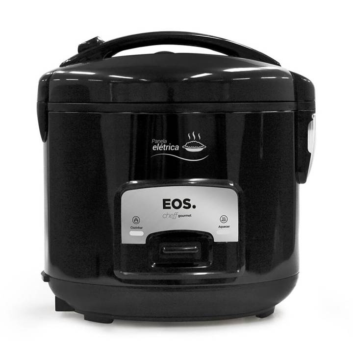 Panela Elétrica de Arroz EOS 10 Xícaras Preto EPA10P 110V