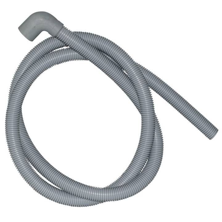 Mangueira Drenagem Sanfonada Saída Compatível Lavadora Brastemp 1.85M Bocal Curvo 28mm Ibira