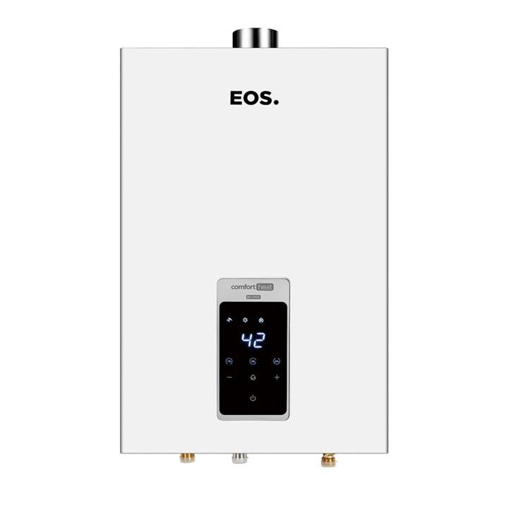 Aquecedor de Água a Gás EOS Digital 26 Litros (Gás GLP) Exaustão Forçada EAQ260GD Branco Bivolt