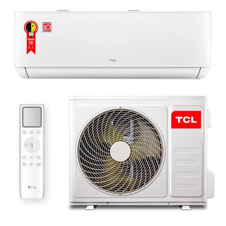Ar-Condicionado Split Inverter 12000 BTUs TCL T-Pro High Wall Quente e Frio TAC-12CHTG1-INV 220V