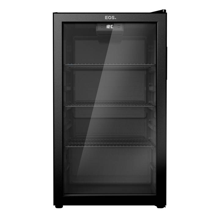 Refrigerador Expositor Vertical EOS 124 Litros Eco Gelo Preto EEV120P 110V