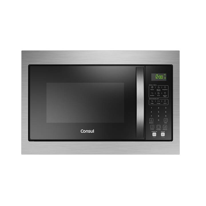 Micro-ondas de Embutir Consul 32 Litros Menu Fácil Preto CM146AEBNA 220V