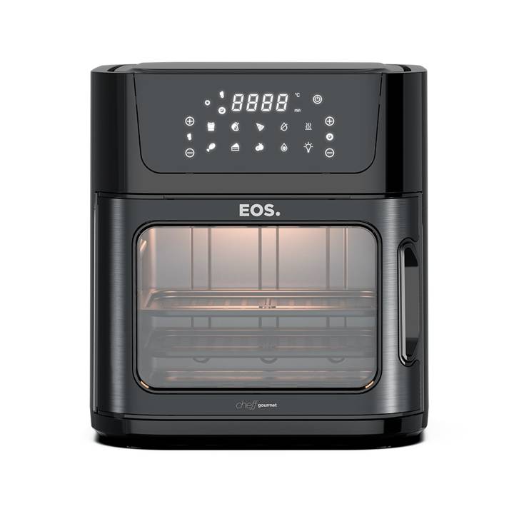 Fritadeira Air Fryer Oven EOS 15 Litros Digital Inox All Black 110V EAF15IP
