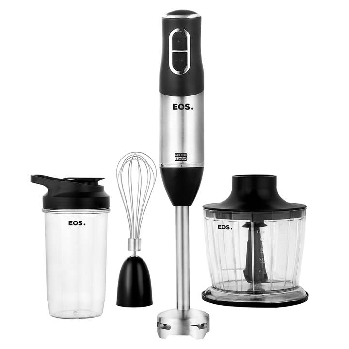 Mixer EOS 3 Em 1 2 Velocidades Inox e Preto 600W EMX02 110V