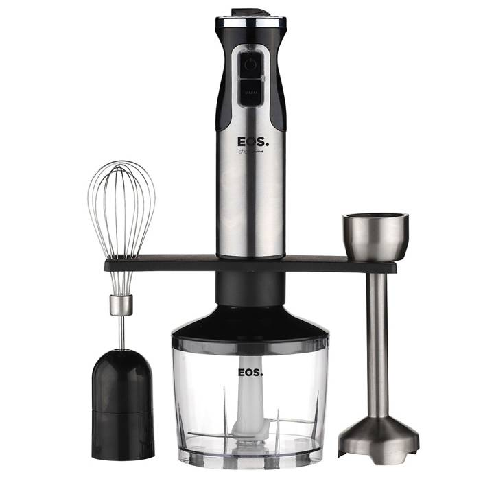 Mixer EOS 3 Em 1 12 Velocidades Inox e Preto 850W EMX03 110V