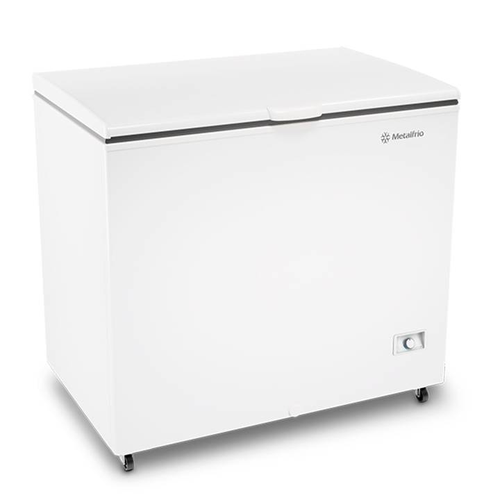 Freezer Horizontal Inverter Metalfrio 293 Litros Dupla Ação Tech Tampa Cega -22°C a 8°C DA302IF Bivolt
