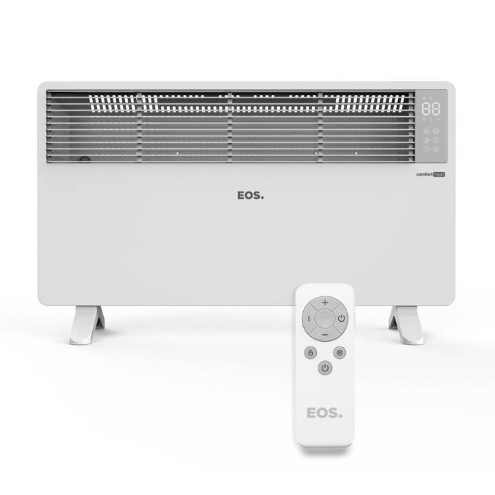 Aquecedor Elétrico EOS Comfort Heat com Painel Digital para Piso e Parede com Tecnologia Convector 2000W EAQ04 220V