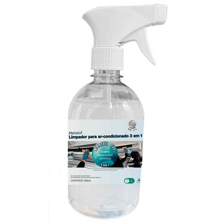 Limpador para Ar-Condicionado 3 em 1 Gatti Química 500ml Metasil Metacoil Pro 40021