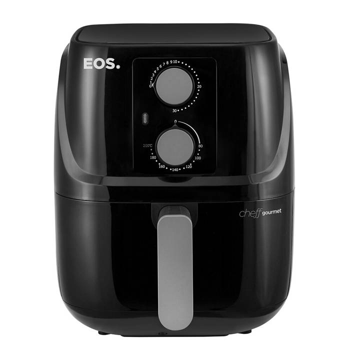 Fritadeira Air Fryer EOS 3 Litros Sem Óleo Chef Gourmet Preto EAF30 110V