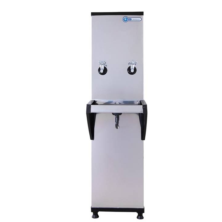 Bebedouro Industrial de Coluna Knox 25 Litros com Boia e Filtro 2 Torneiras Inox KX02D 220V
