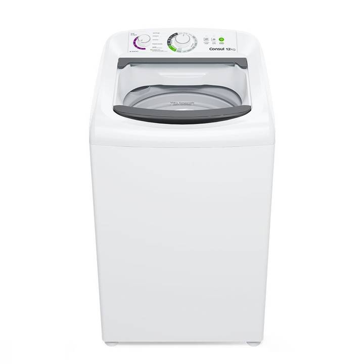 Lavadora de Roupas Consul 12Kg Branco CWH12BBBNA 220V