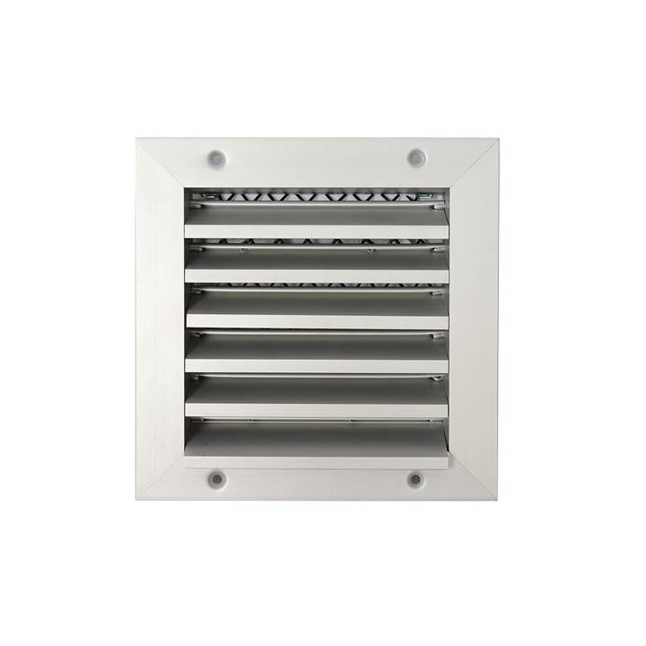 Veneziana Trox 147x147mm com Tela em Plástico Anodizado