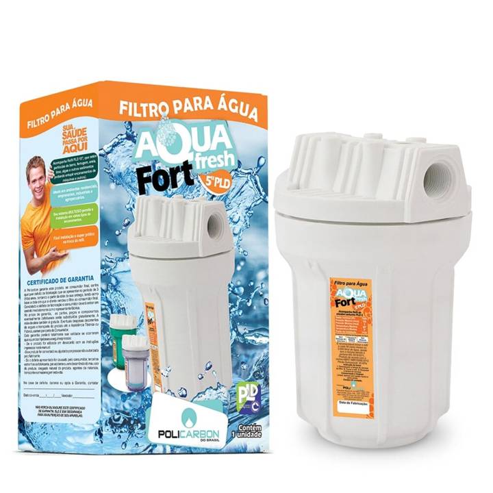 Filtro Policarbon Aquafresh Fort 5" PLD 7041 Branco