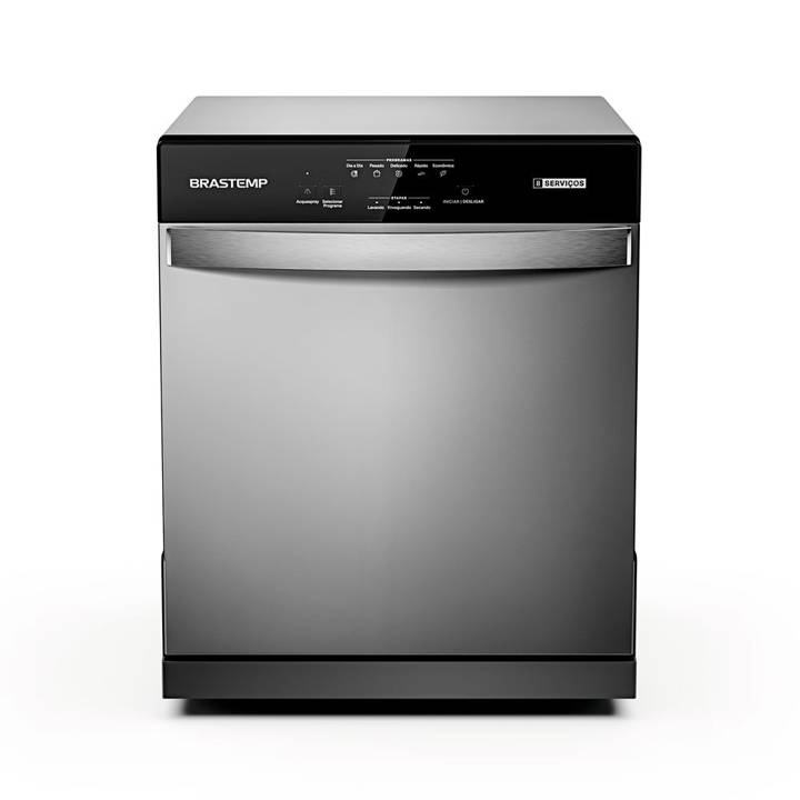 Lava-Louças Brastemp 8 Serviços Inox BLF08BS 220V
