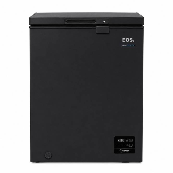 Freezer e Conservador Horizontal EOS 110 Litros Digital Tripla Ação Max Inverter Preto EFH101IDXP Bivolt