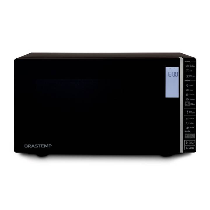 Micro-ondas Brastemp 32 Litros com Grill e Painel Integrado Preto BMG45AE 220V