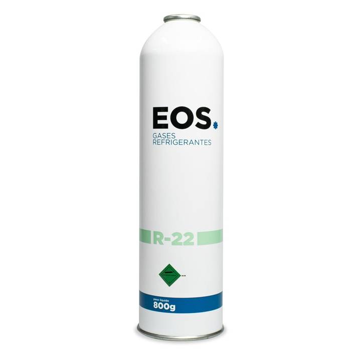 Gás Refrigerante R22 EOS Cilindro de 800g
