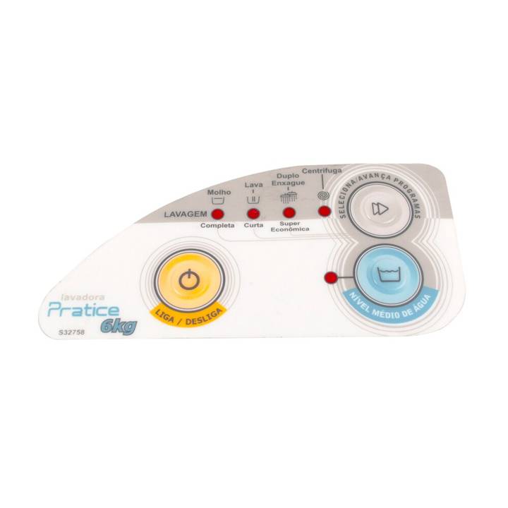 Painel Decorativo CP Placas Compatível Lavadora Consul CWE06A CP0568