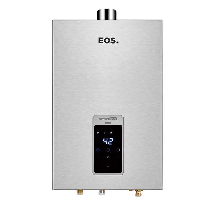 Aquecedor de Água a Gás EOS Digital 16 Litros (Gás Natural) Exaustão Forçada Inox EAQ160GDS-N Bivolt